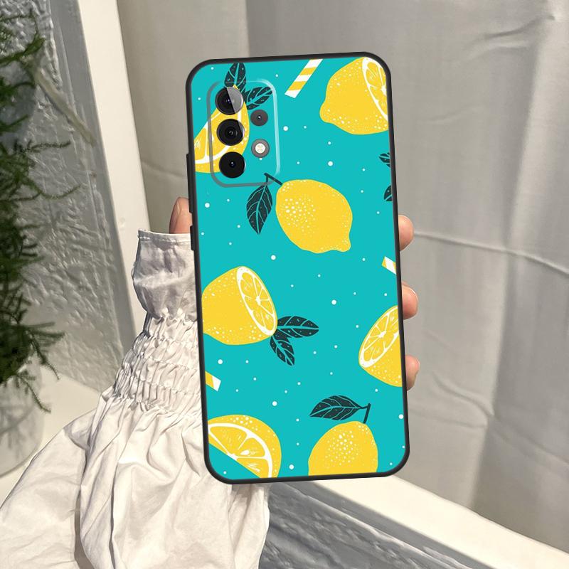 

Фруктовый чехол-лимон для Samsung Galaxy A52S A06 A16 A26 A36 A56 A55 A35 A15 A53 A32 A33 A13 A14 A34 A54 A17 For Samsung A12
