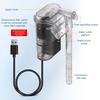 2.5 W 250 H/L Hang-on Aquarium Filter Quiet Small Fish Tank Filter Adjustable Flow Filter for Freshwater Seawater Aquarium