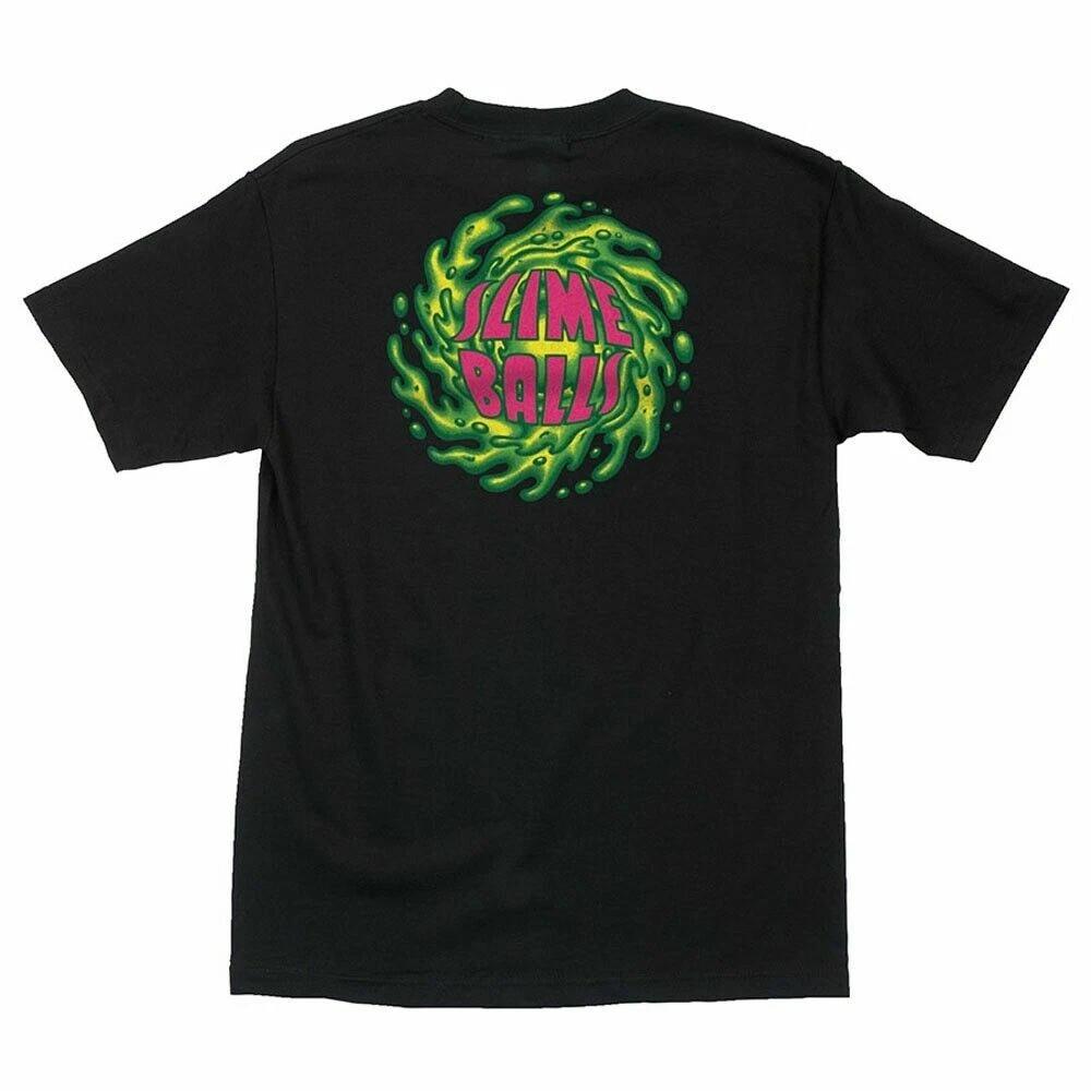 Santa Cruz OTHER SLIME BALLS Skateboard T Shirt BLACK XXXXL