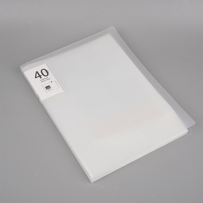 A4 Transparent Insert Folder for Candy Data, Test Paper Storage, Sheet Music, and Awards Collection.