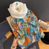 New Fashion Spring Autumn Women Floral Printing Beach Scarf Shawl Female Long Wrap Beach Sunscreen Hijab Blanket Bandana Scarves