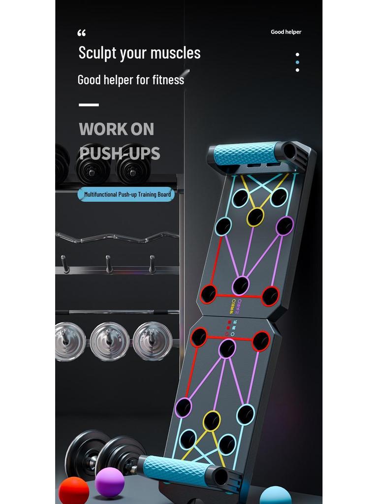 Multifunctional Push-up & Abdominal Muscle Trainer for Home Fitness