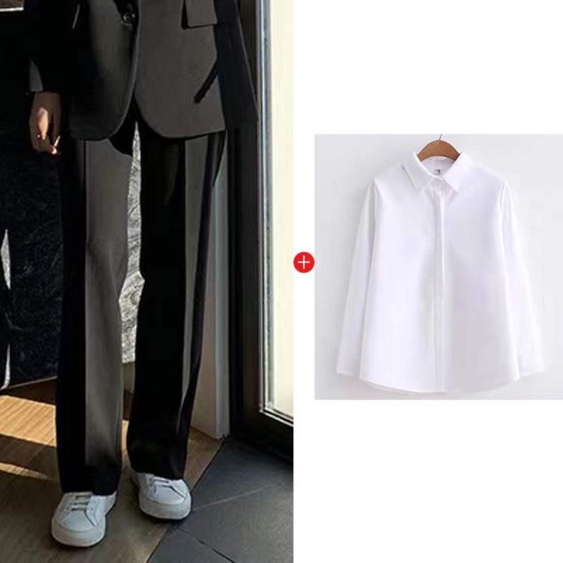 Γυναικείο Επαγγελματικό Σετ Κοστουμιού: Επίσημη Ενδυμασία για Φοιτητές και Καθηγητές - Μαύρο Φαρδύ Μπουφάν