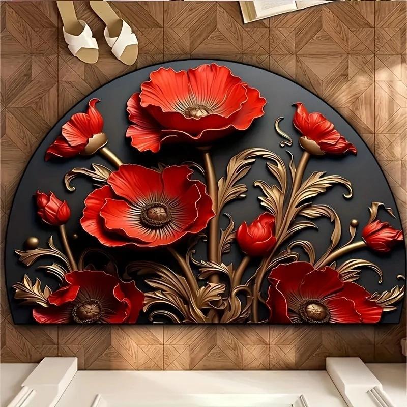 3D Floor Mat Printed Entrance Mat Dirt-resistant Outdoor Floor Mat Easy-to-clean Door Mat