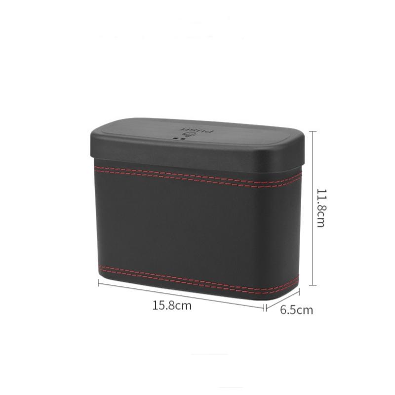 Universal Car Trash Can, Vehicle Trash Bin, Car Seat Back & Door Hanging Storage Box, Multi-Functional Car Accessories