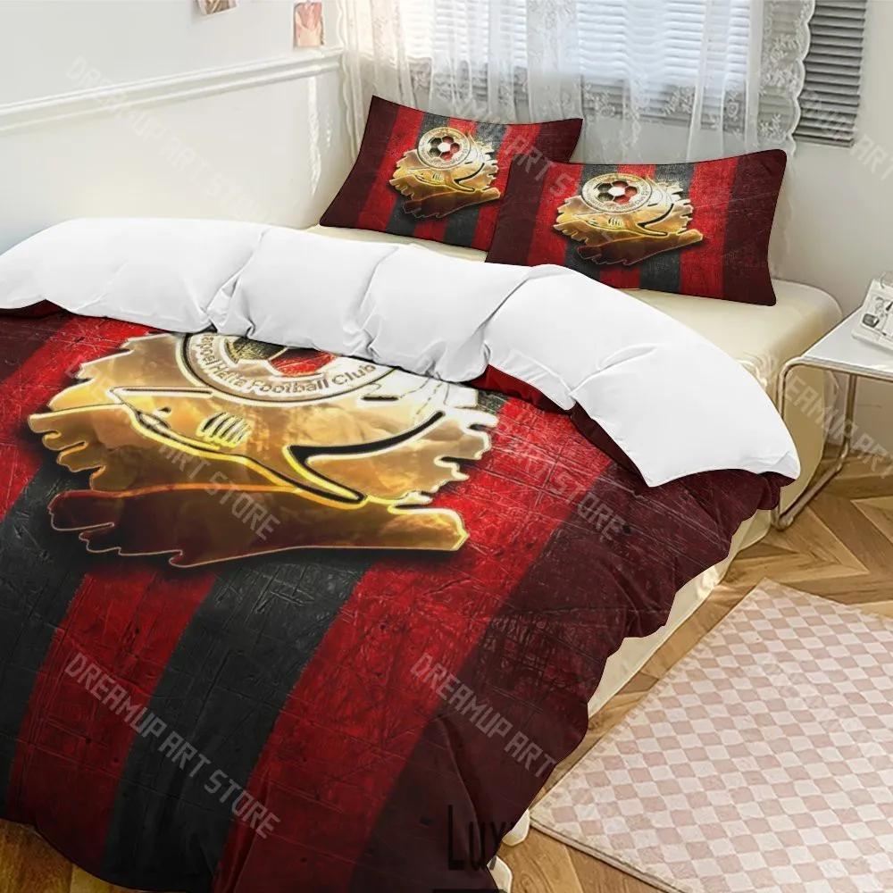 3D Print Hapoel Haifa Bedding Set Twin Queen King Full Size Duvet Cover Pillowcase Bed boys girls Adult Home Textiles