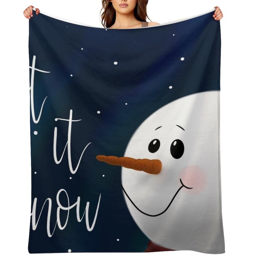 Schneemann Überwurfdecke Valentinstagsgeschenkideen Extra Großer Überwurf Campingbett Modische Decken