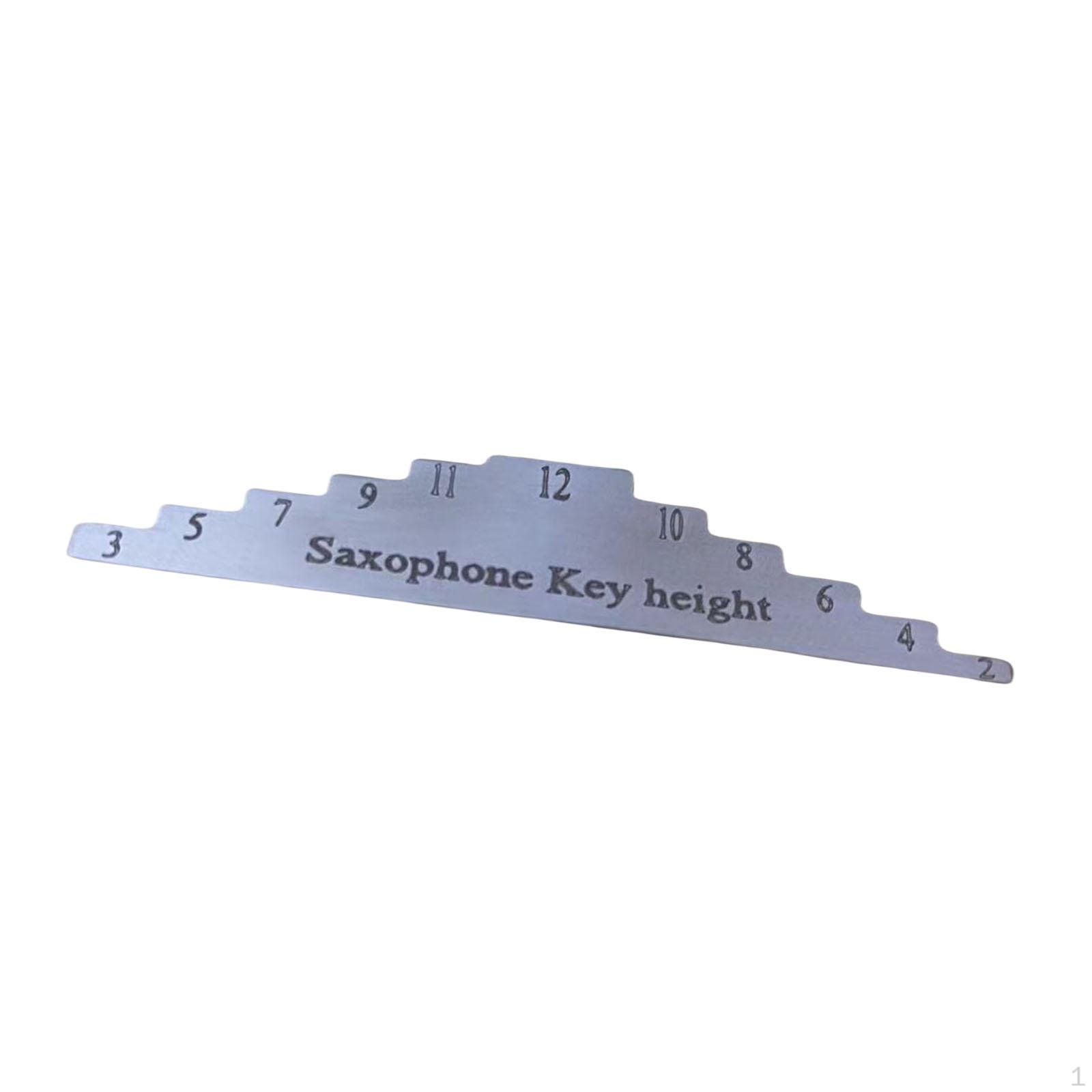

Saxophone Flute Clarinet Opening Height Gauge,Wind Instrument Repair Tool Accessories Metal Compact