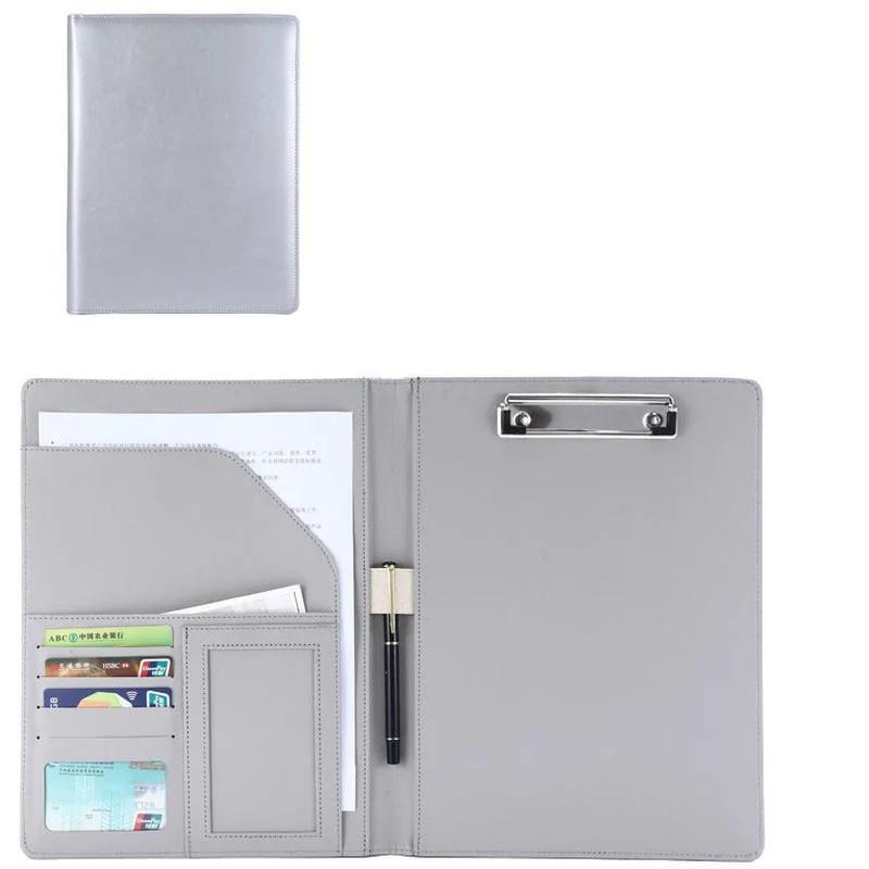 1Pc  A4 PU Leather Business Organizer Case Vintage Binder  Manager Document Pads Office File Folder