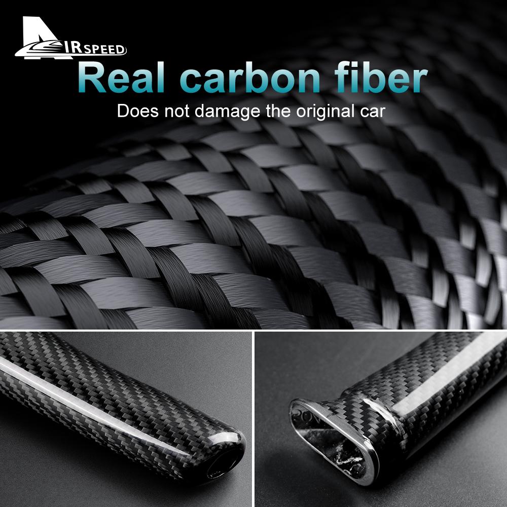 Real Hard Carbon Fiber Cover For Subaru BRZ Toyota GR86 2021 2022 2023 2024 Replace Handbrake Grip Sticker Handle Interior Acces