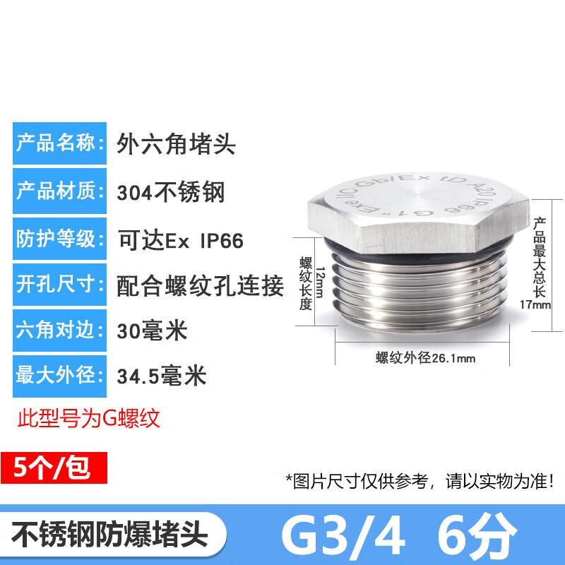 304 Stainless Steel Explosion-Proof Sealing Plug