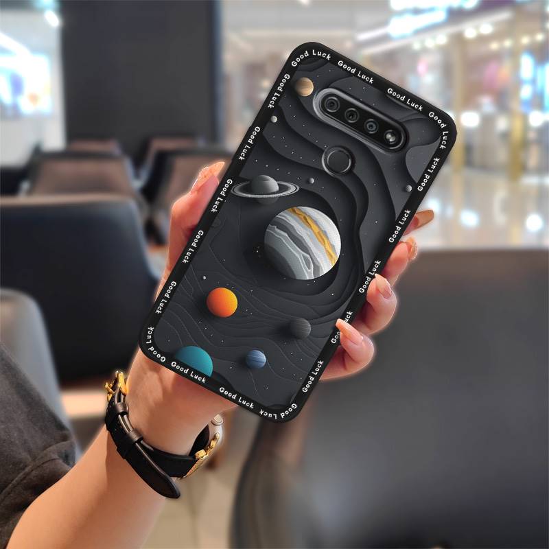 Cute Protective Phone Case For LG K51/Reflect/L555DL Waterproof Anti-dust Back Cover Cartoon Fashion Design Durable TPU