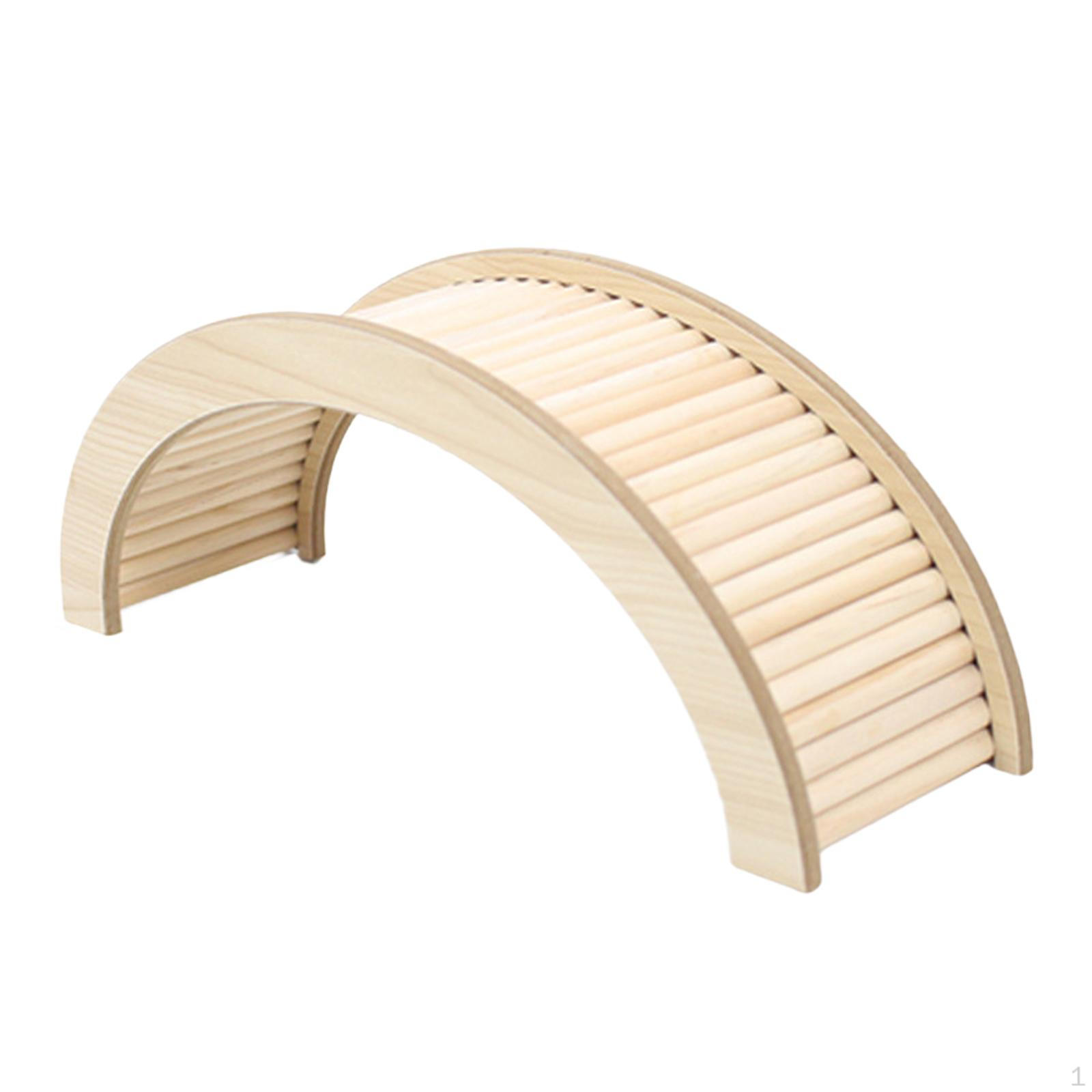 

Аксессуары для клеток, маленький замок для домашних животных, дом с лестницей, убежище для хомяков, деревянное животное Arches L