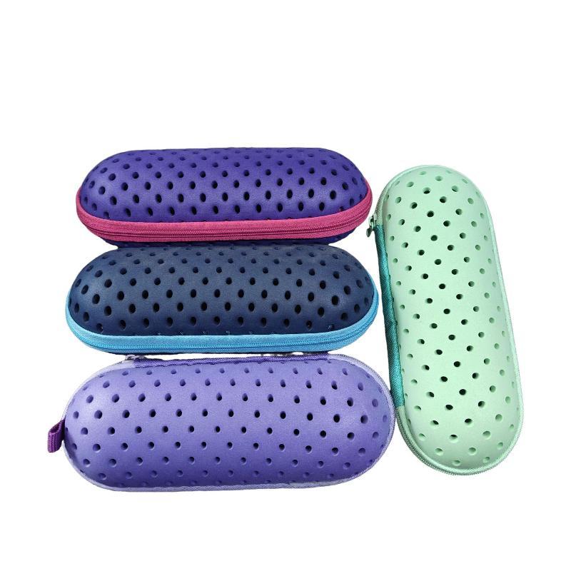 EVA Swimming Goggles Storage Box Soft Pressure-proof Breathable Lightweight Case for Sunglasses Outdoor Sports