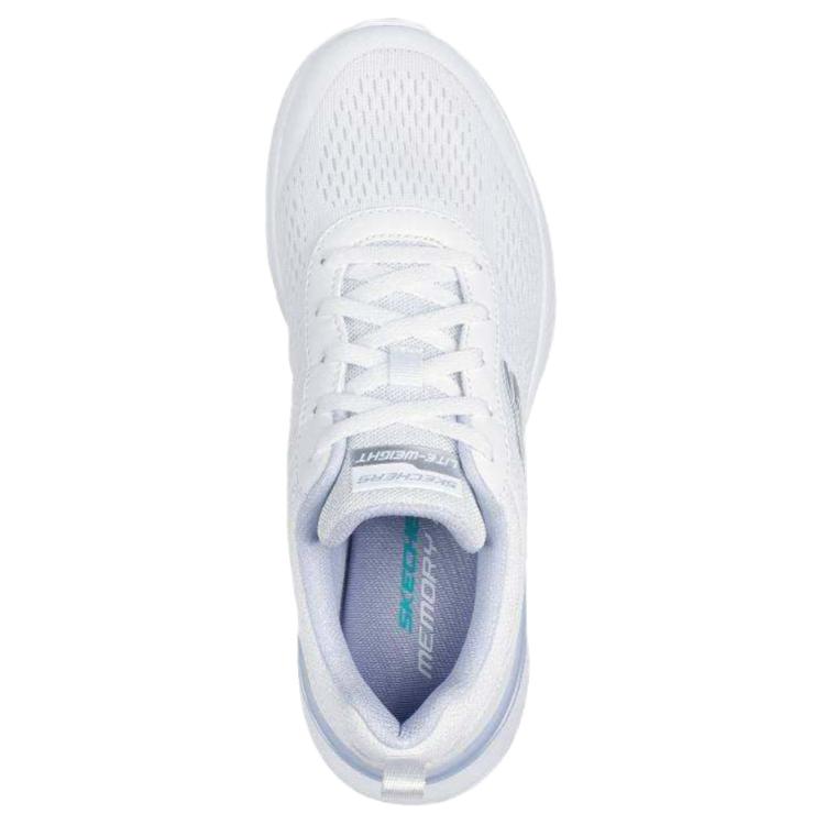 Skechers Sport Comfortable Versatile Low-Top Casual Shoes Women Sneakers White Blue 150370-WLB