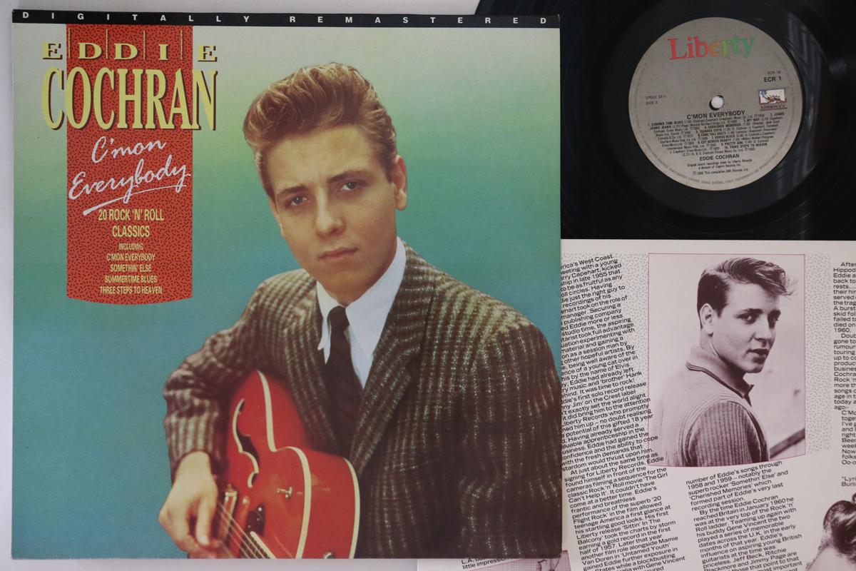 

LP Record EDDIE COCHRAN - C mon Everybody ECR1 LIBERTY 1988 UK Rock Used