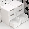 1 Set Desktop Storage Box Modular 3-Drawer Organizer Scratch-Resistant Desk Drawers for Jewelry Stationery Cosmetics Storage And Organization