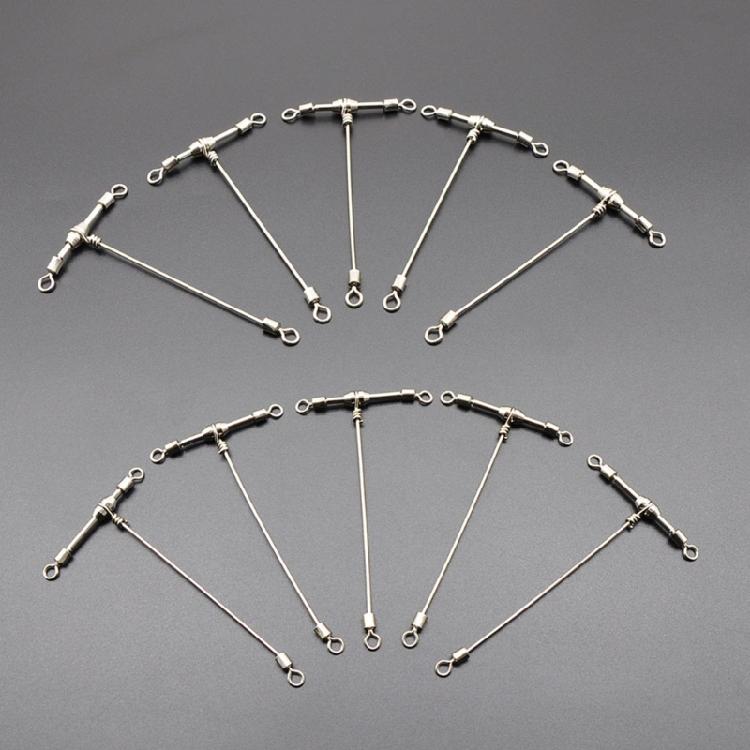High Strength Fishing Swivels and Snap Swivels, Heavy Duty Balls Bearing Swivels with Welded Rings for Saltwater Fishing