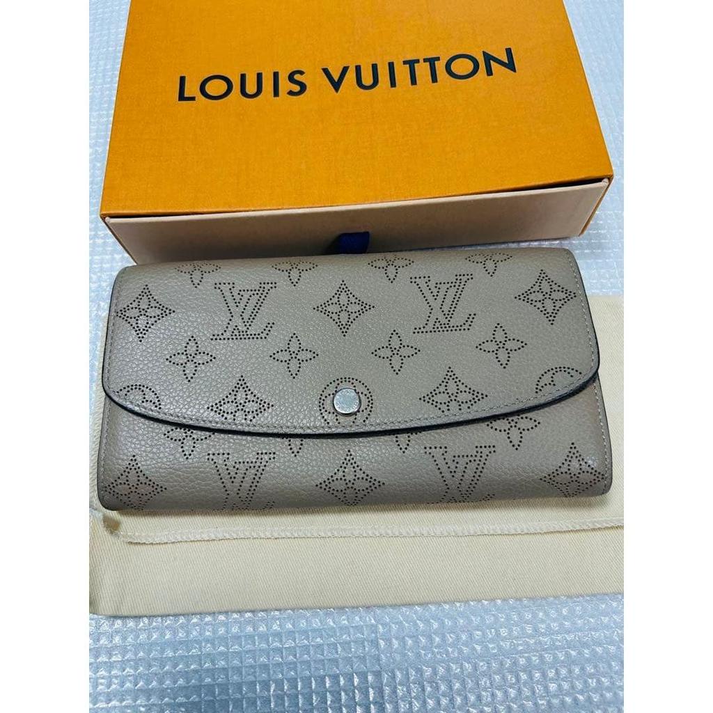 Used LOUIS VUITTON Mahina Leather Portefeuille Long Wallet