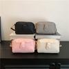 Candy Color Korean Style Soft Surface 2023 Fashion Winter Casual Solid Color Single Shoulder Crossbody Small Square Bag Women Black