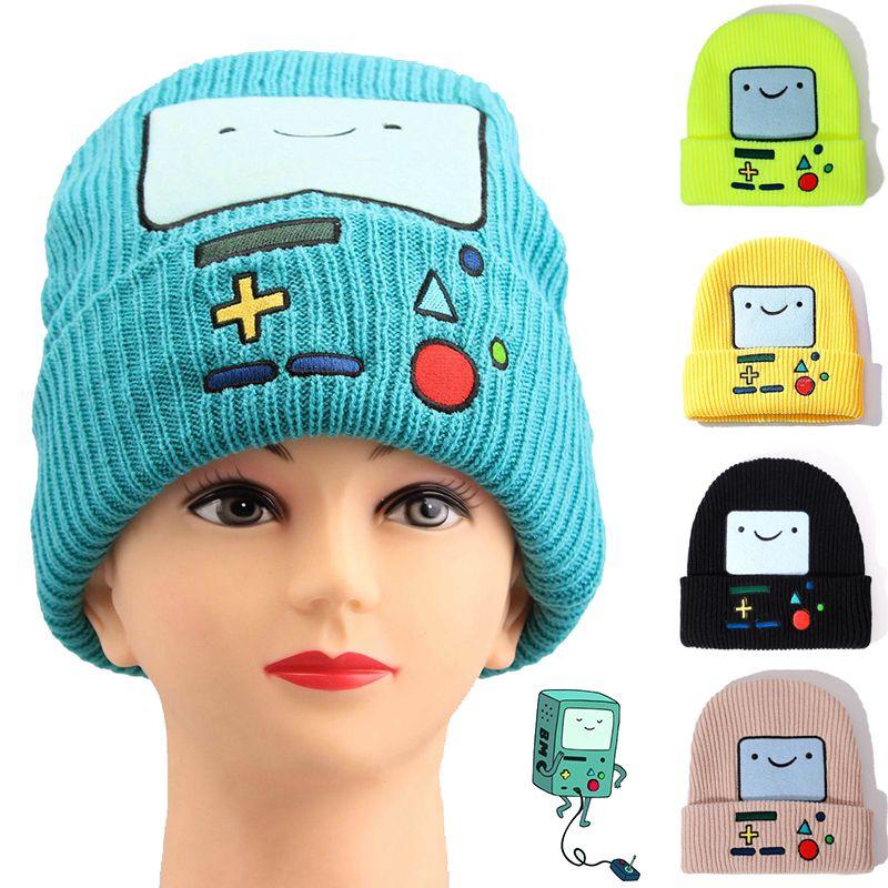 Adventure Time With Finn And Jake Soft Knit Beanie Hat For Cosplay And Warmth