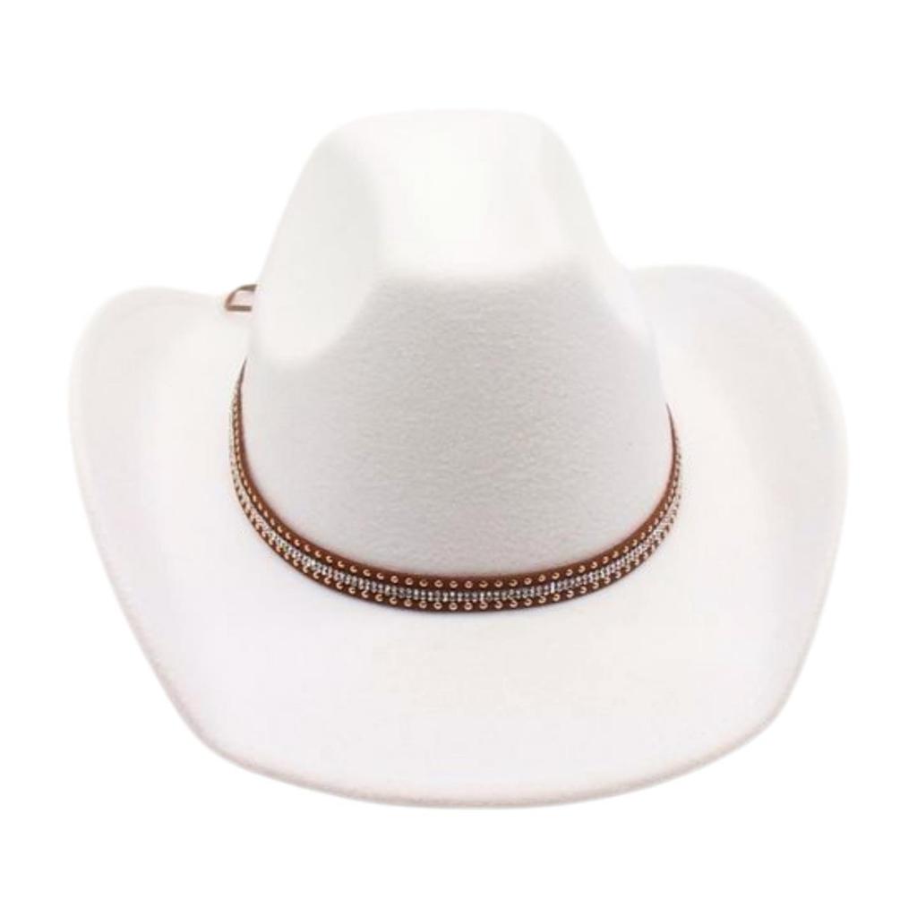Premium Middle Diamond Accessory Hat Cowboy Hat British Style Jazz Hat Men And Women