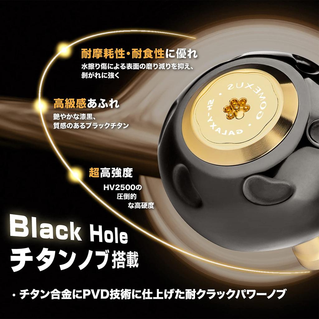 Gomexus Stella SW Handle, Shimano Compatible, Gomexus Power Handle, Twin Power SW Single Handle, Titanium, 90mm