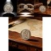 Elizabeth Ii Manx Silver Coin With Antique Finish For Collectors And Decor