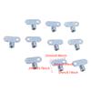 10Pcs Radiator Valve Key Heater Wrench Hand Tools Radiator Water Tap Plumbing Bleeder Key Exhaust Valve Key Enduring