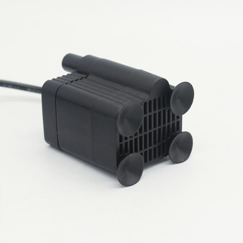 USB Bottom Suction Pump 5V 2.5W for Pet Water Dispenser Landscaping Circulating Fish Tank Landscape Decoration Small 1Pc