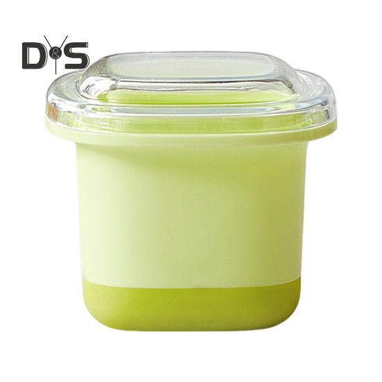 

Форма для льда Силиконовый льдогенератор с крышкой для еды, соков, напитков, без BPA, легкосъемные детские блоки, контейнеры для хранения в морозильной камере Square