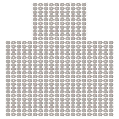 500 Pcs Flat Washer 3x20x1mm Stainless Steel Flat Washers for M2 M2.5 Screws Bolts