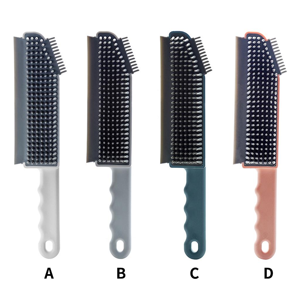 Cleaning Brush Window Dust Removing Brush Handle Plastic Glass Kitchen Scraper
