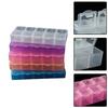 Multi Color 10 Grids Plastic Storage Box for Craft Parts and Components
