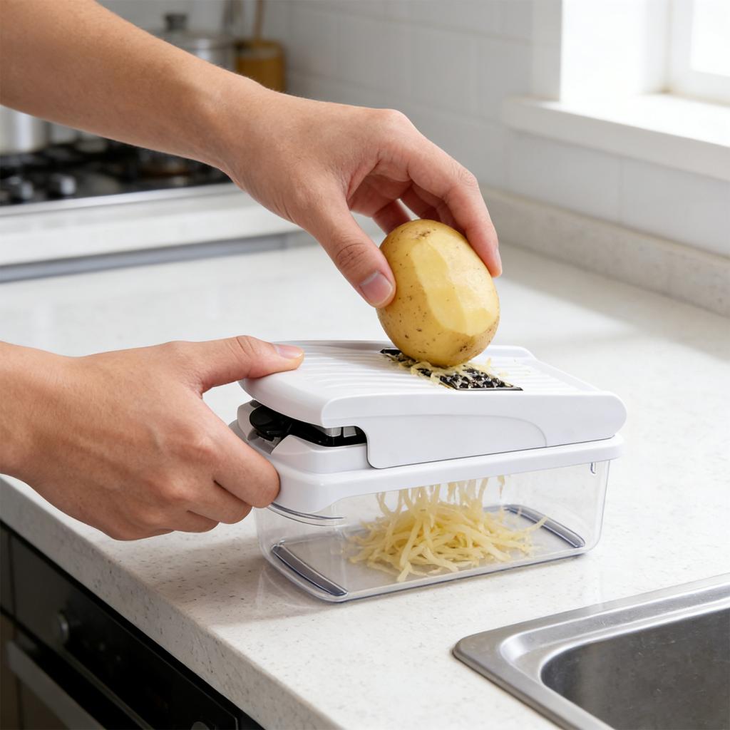 Tritatutto Multifunzione All-in-one per Verdure, Rende la Cottura Facile