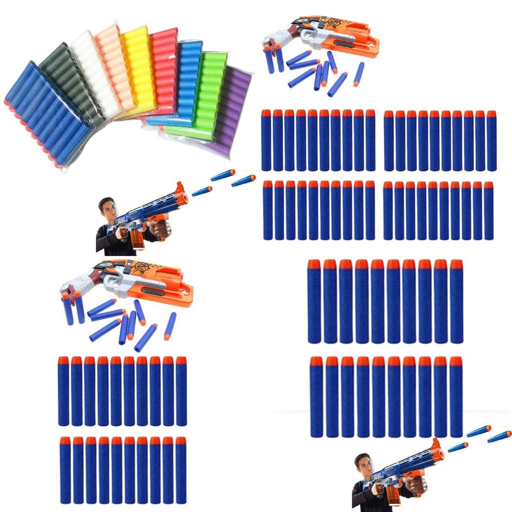 High Quality 7.2cm Eva Foam Bullet Accessories For Soft Dart Guns In Multiple Colors