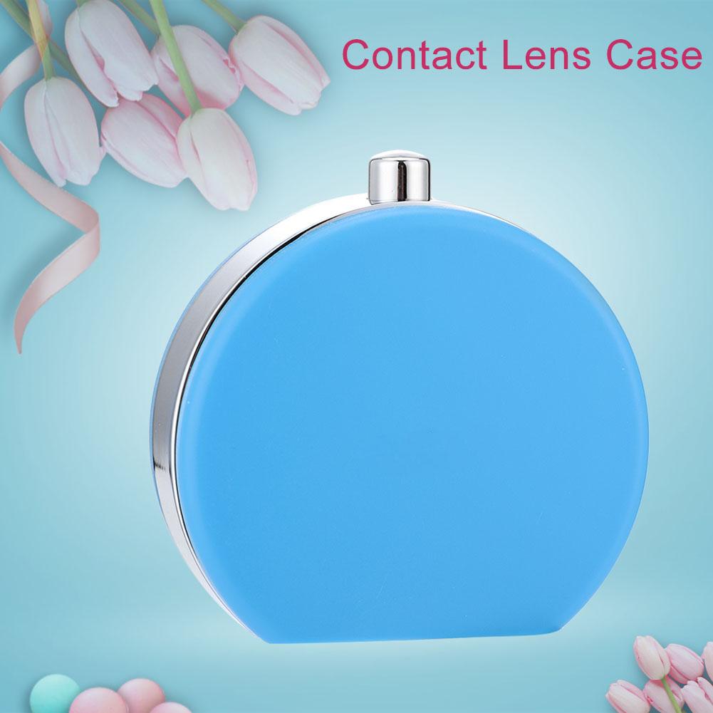 

Мини Контейнер для Контактных Линз Набор Чехол для Линз Уход за Глазами Милый Прелестный Дорожный Набор Коробка #04 чёрный