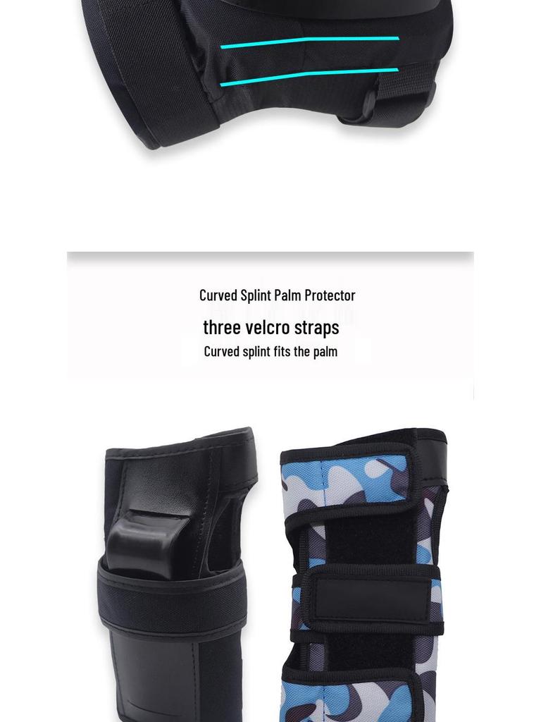 Thickened Roller Skating and Skiing Protective 6-Piece Gear Set for Adults & Kids