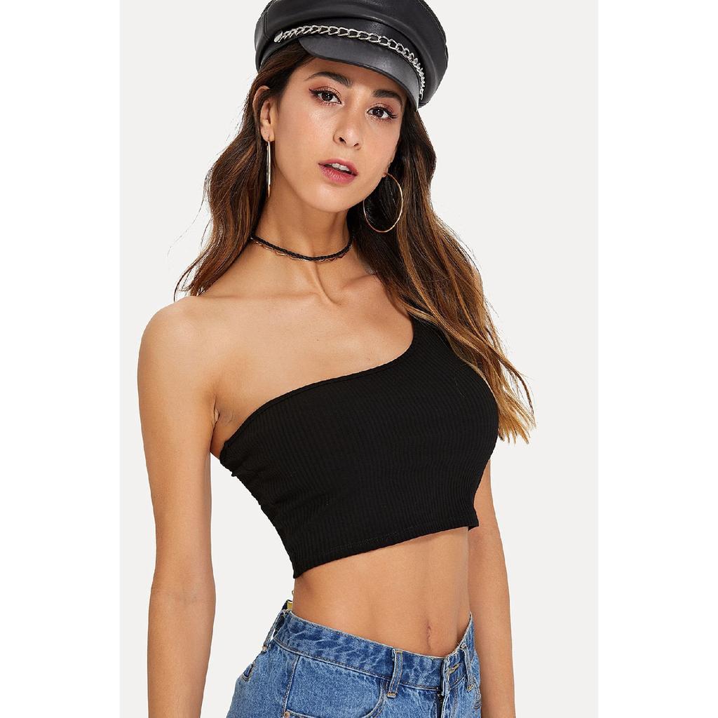 Women's White Crop Bustier