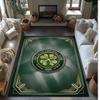 Tappeto Morbido Antiscivolo per Interni con Motivo Calcio Celtic FC, Tappetino Decorativo Sportivo per Camera da Letto