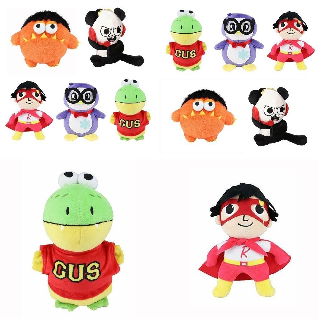 Adorable Ryans World Combo Panda 18cm Soft Plush Stuffed Toy For Kids Gifts