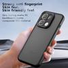 For Google Pixel 10a Case Skin-Touch TPU + PC Matte Phone Back Cover, Transparent Black