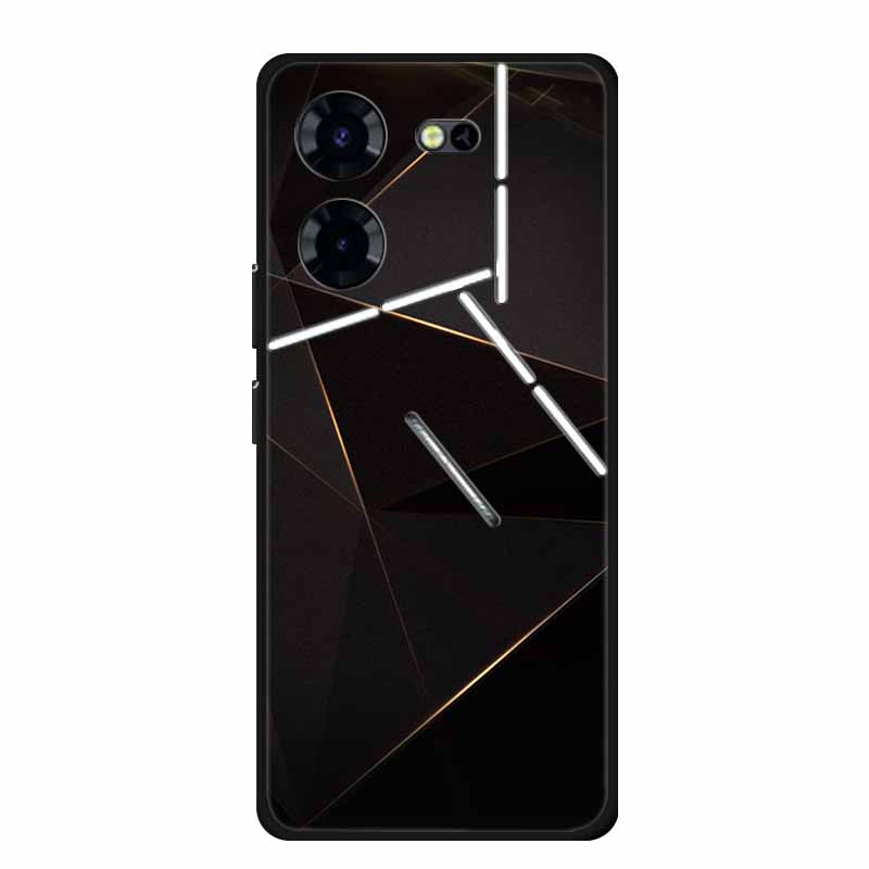 Luxury Case For Tecno Pova 5 Pro 5G TPU Soft Silicone Back Cover for Tecno Pova5 Pro 2023 LH8n Phone Cases Cute 6.78" New etui
