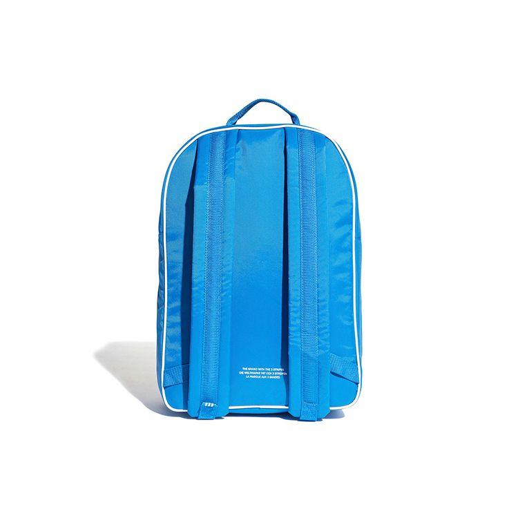 Adidas Unisex Sports Casual Zipper Backpack Unisex Backpack Blue DN7324
