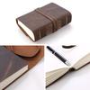 CEETOL Genuine Leather Travel Notebook, Handmade Planner, Planner, with Premium Leather Cover (Brown, Medium (13*9.5*2.5cm))