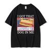 Ich habe diesen Hund in mir Costco Grafik T-Shirt Lustiges Kirkland Hot Dog Meme T-Shirt Herren Damen Mode Übergroßes T-Shirt Streetwear