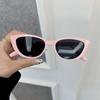 Designer Brand Cat Eye Sunglasses Women Men Casual Small Frame Sun Glasses Female Mirror Colors Luxurious Fashion