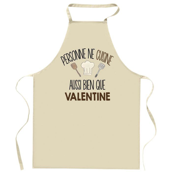 Tablier de cuisine - Planetee - Cadeau personnalisé (prénom) - Impression bretonne - Coton résistant, imprimé en France