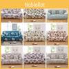Elegant Flower Printed Sofa Cover For One To Four Seat Couches Soft And Durable Slipcover