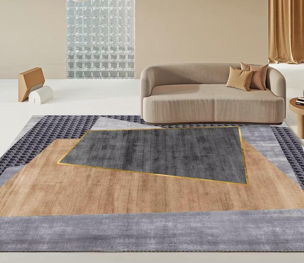 Nordic Light Luxury Large Carpet Soft Non-slip Floor Mat for Living Room Bedroom Sofa Area Rugs Home Decor